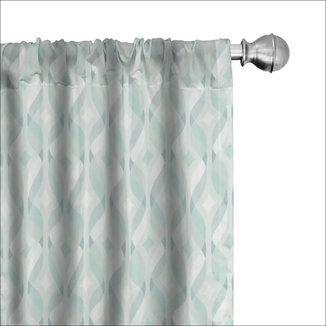 Užuolaidų komplektas (2vnt) DI11316 - €15 Save 50% __label:Pristatymas 1-2 d.d., color-balta, color-turkis,