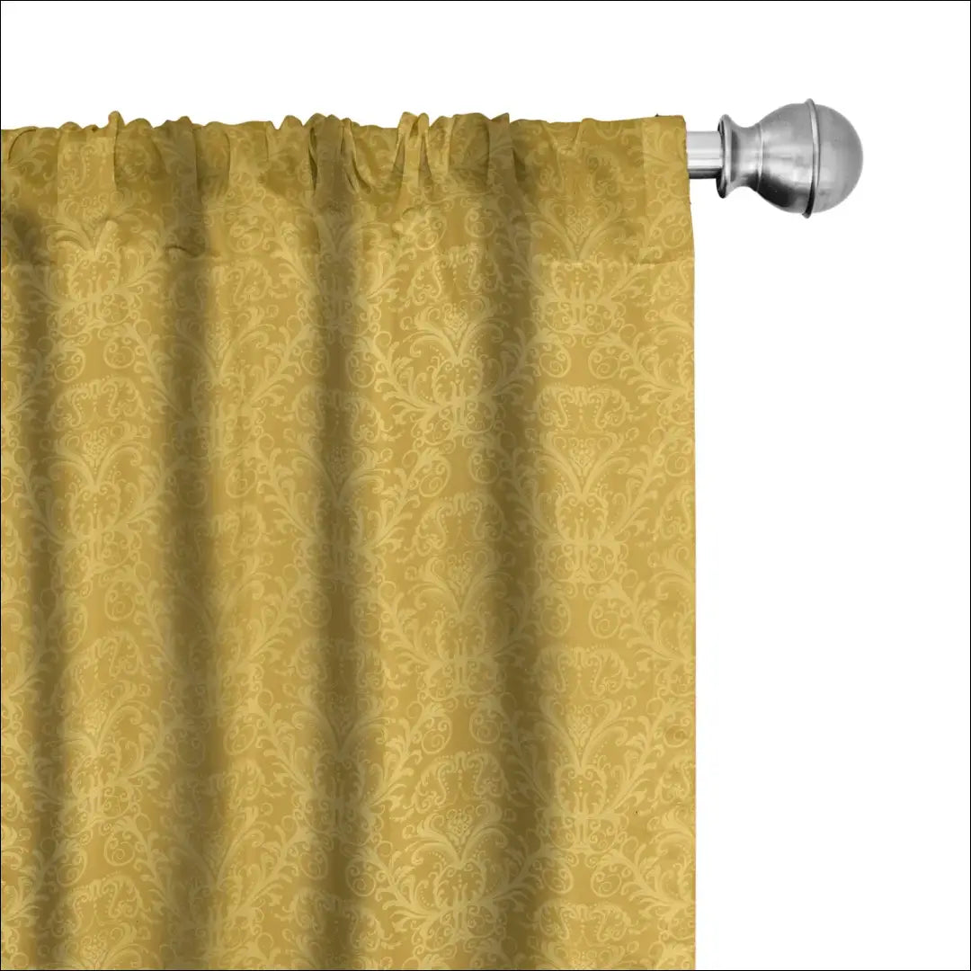 Užuolaidų komplektas (2vnt) DI11359 - €19 Save 50% __label:Pristatymas 1-2 d.d., color-geltona, material-poliesteris,