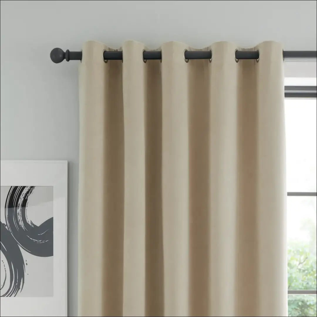 Užuolaidų komplektas (2vnt) DI11457 - €52 Save 50% 50-100, __label:Pristatymas 1-2 d.d., color-kremas,