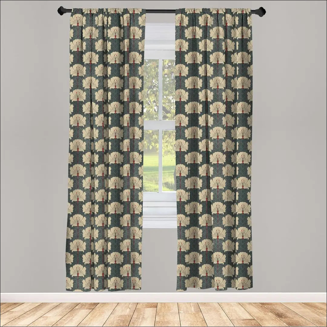Užuolaidų komplektas (2vnt) DI11627 - €14 Save 50% __label:Pristatymas 1-2 d.d., color-pilka, color-smelio,