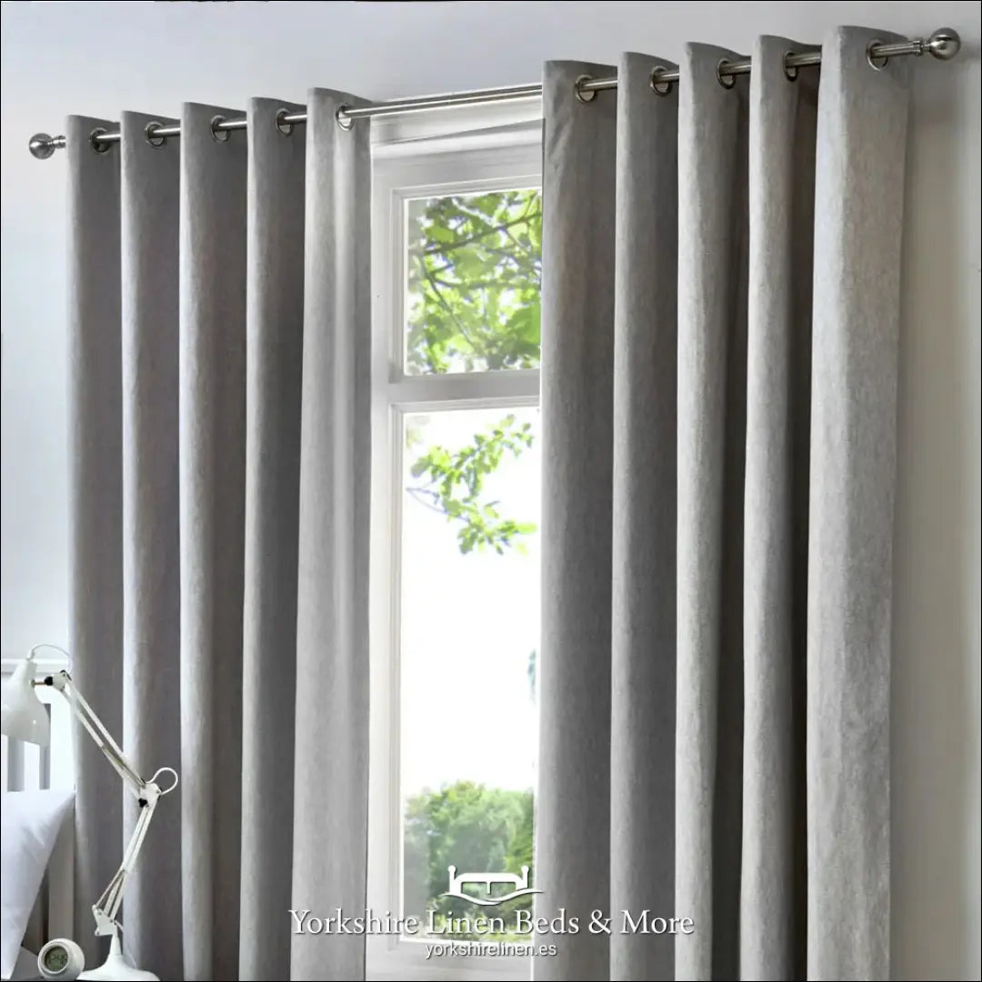 Užuolaidų komplektas (2vnt) DI11699 - €29 Save 50% 25-50, __label:Pristatymas 1-2 d.d., color-pilka, material-medvilne,
