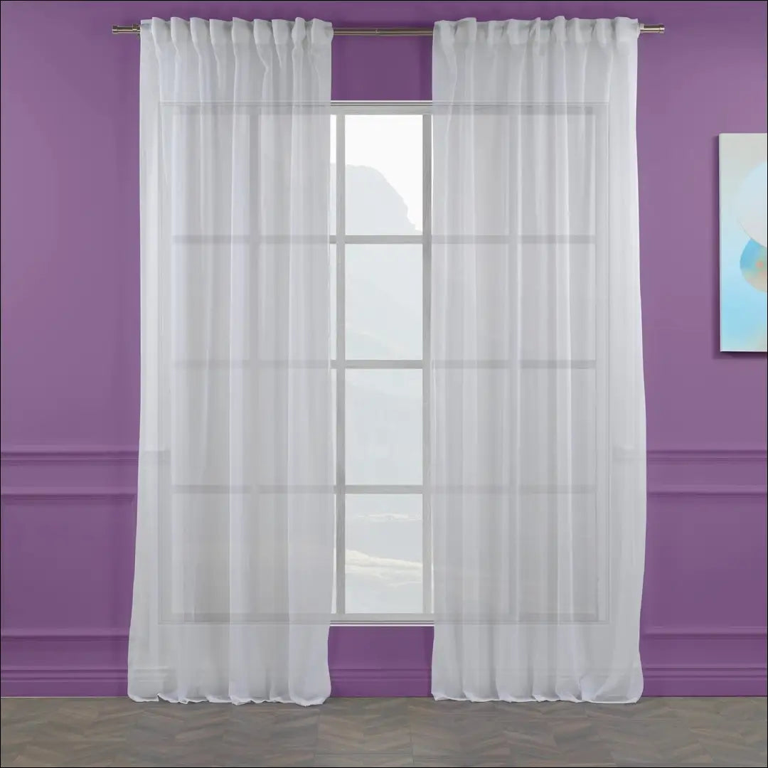 Užuolaidų komplektas (2vnt) DI11801 - €54 Save 50% 50-100, __label:Pristatymas 1-2 d.d., color-balta,