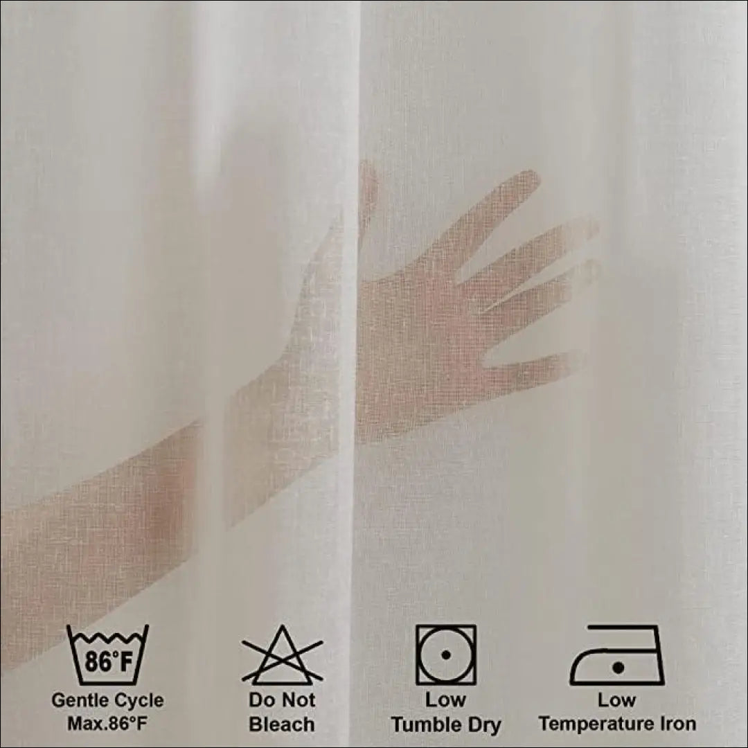 Užuolaidų komplektas (2vnt) DI11801 - €54 Save 50% 50-100, __label:Pristatymas 1-2 d.d., color-balta,