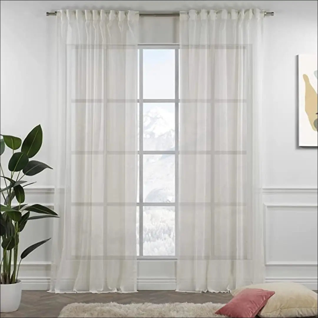 Užuolaidų komplektas (2vnt) DI11801 - €54 Save 50% 50-100, __label:Pristatymas 1-2 d.d., color-balta,