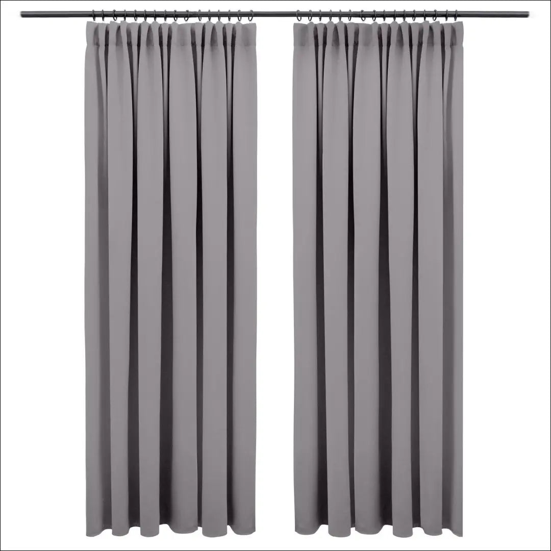 Užuolaidų komplektas (2vnt) DI11803 - €17 Save 50% __label:Pristatymas 1-2 d.d., color-pilka, material-poliesteris,