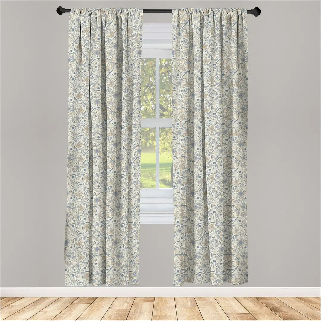 Užuolaidų komplektas (2vnt) DI11818 - €12 Save 50% __label:Pristatymas 1-2 d.d., Balta, color-melyna,