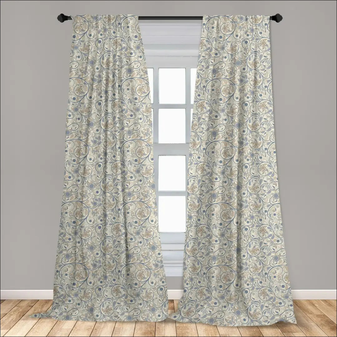 Užuolaidų komplektas (2vnt) DI11818 - €12 Save 50% __label:Pristatymas 1-2 d.d., Balta, color-melyna,