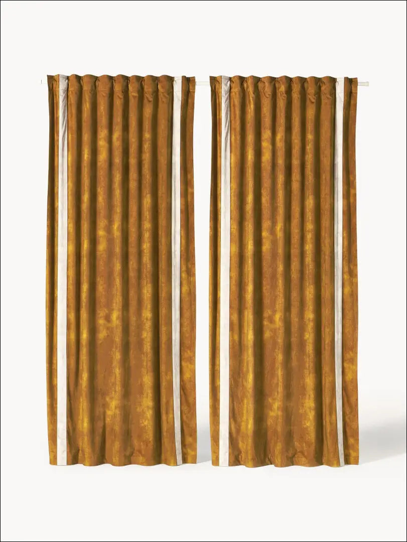 Užuolaidų komplektas (2vnt) DI6118 - €42 Save 65% 25-50, __label:Pristatymas 1-2 d.d., color-geltona, color-oranzine,