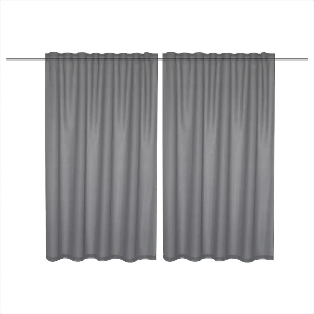 Užuolaidų komplektas (2vnt) DI9744 - €12 Save 50% __label:Pristatymas 1-2 d.d., color-pilka, material-poliesteris,