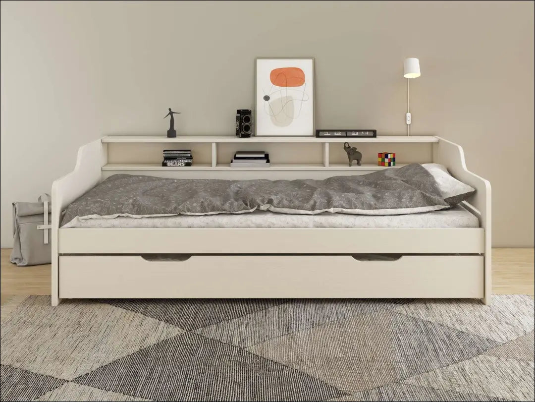 Vaikiška ištraukiama lova GI722 - €220 Save 50% __label:Pristatymas 1-2 d.d., color-balta, lovos-miegamojo,