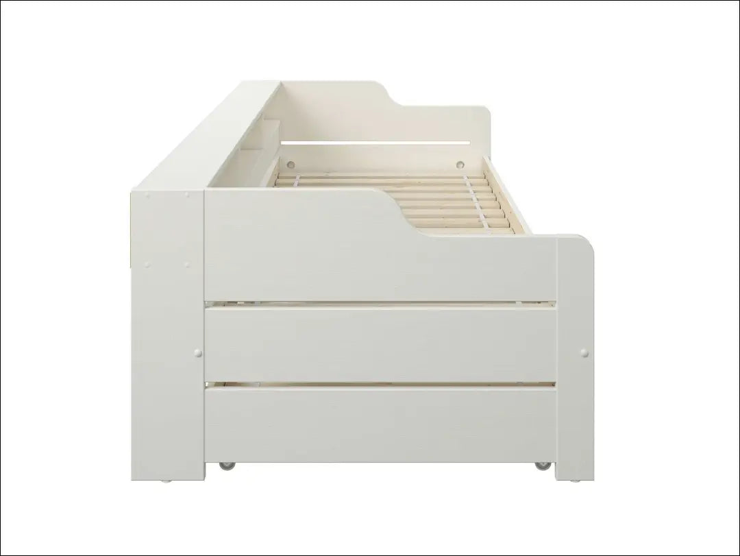 Vaikiška ištraukiama lova GI722 - €220 Save 50% __label:Pristatymas 1-2 d.d., color-balta, lovos-miegamojo,