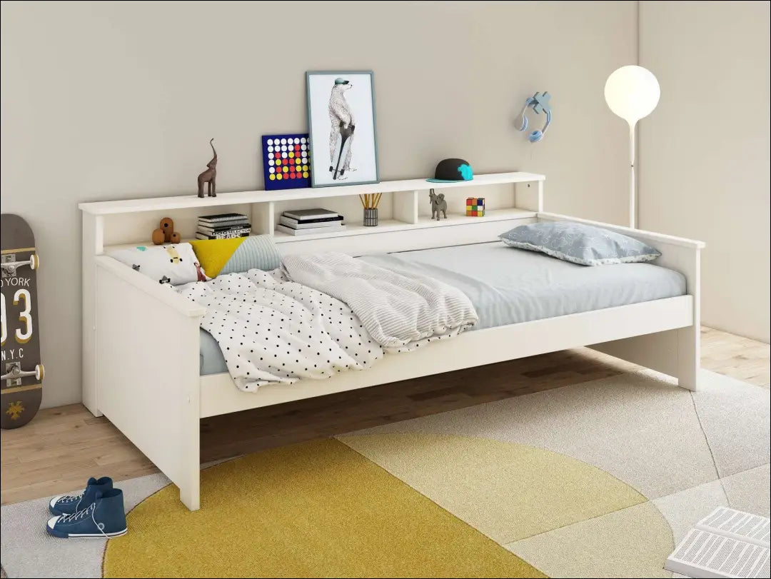 Vaikiška lova (90x200cm) GI980 - €160 Save 50% 100-200, __label:Pristatymas 1-2 d.d., color-balta, lovos-miegamojo,