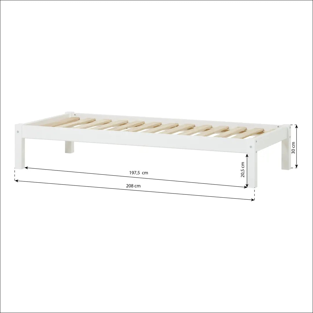 Vaikiška lovytė (70x160cm) GI538 - €82 Save 55% 50-100, __label:Pristatymas 1-2 d.d., color-balta, lovos-miegamojo,