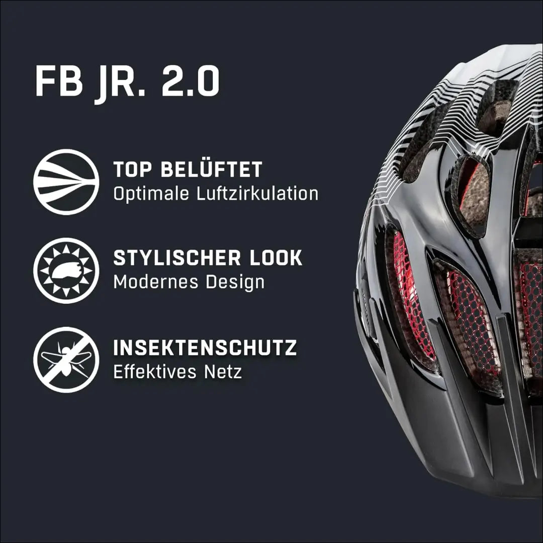 Vaikiškas dviračio šalmas “Alpina FB 2.0” SP051 - €26 Save 30% 25-50, __label:Pristatymas 1-2 d.d., color-balta,
