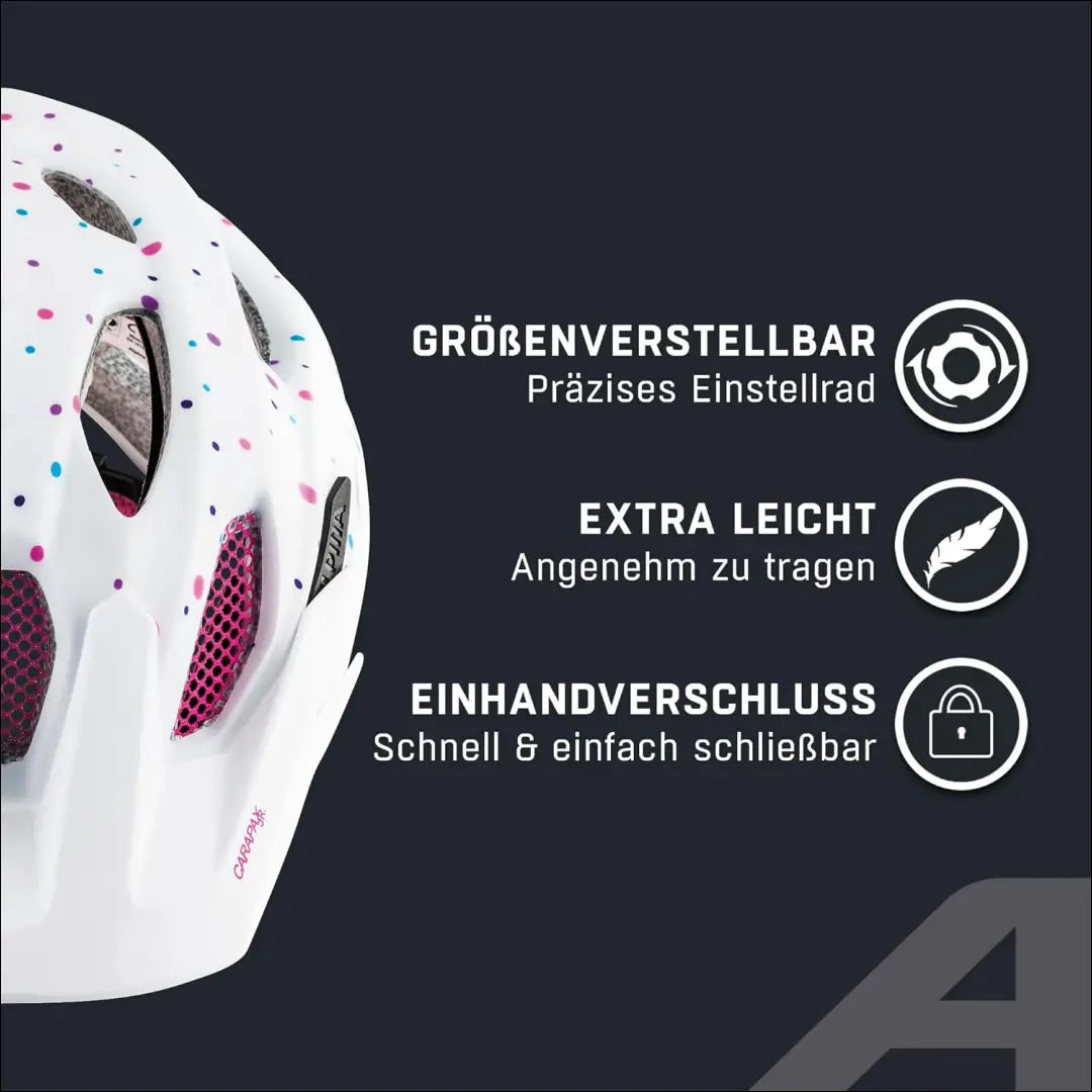 Vaikiškas dviračio šalmas ’Alpina’ SP005 - €34 Save 30% 25-50, __label:Pristatymas 1-2 d.d., color-balta, color-marga,