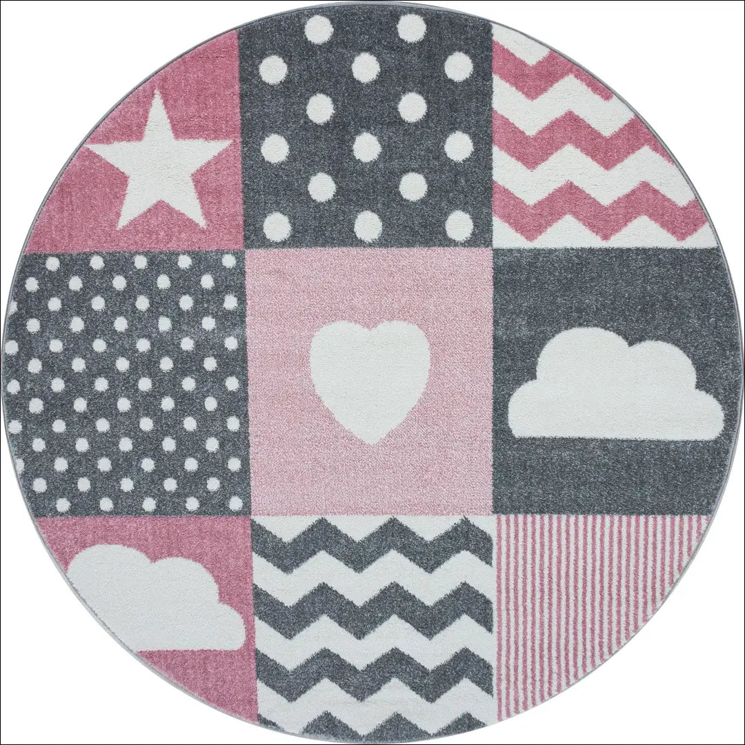 Vaikiškas Kilimas NI2044 - €53 Save 30% -30% , 100-200, 50-100, __label:Pristatymas 5-14 d.d., apvalus 120 cm skersmuo
