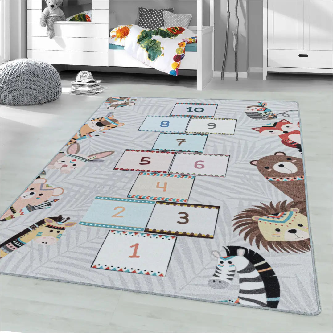 Vaikiškas Kilimas NI2564 - €50 Save 30% 100-200, 25-50, 50-100, __label:Pristatymas 5-14 d.d., ayy 100 x 150 cm / Pilka