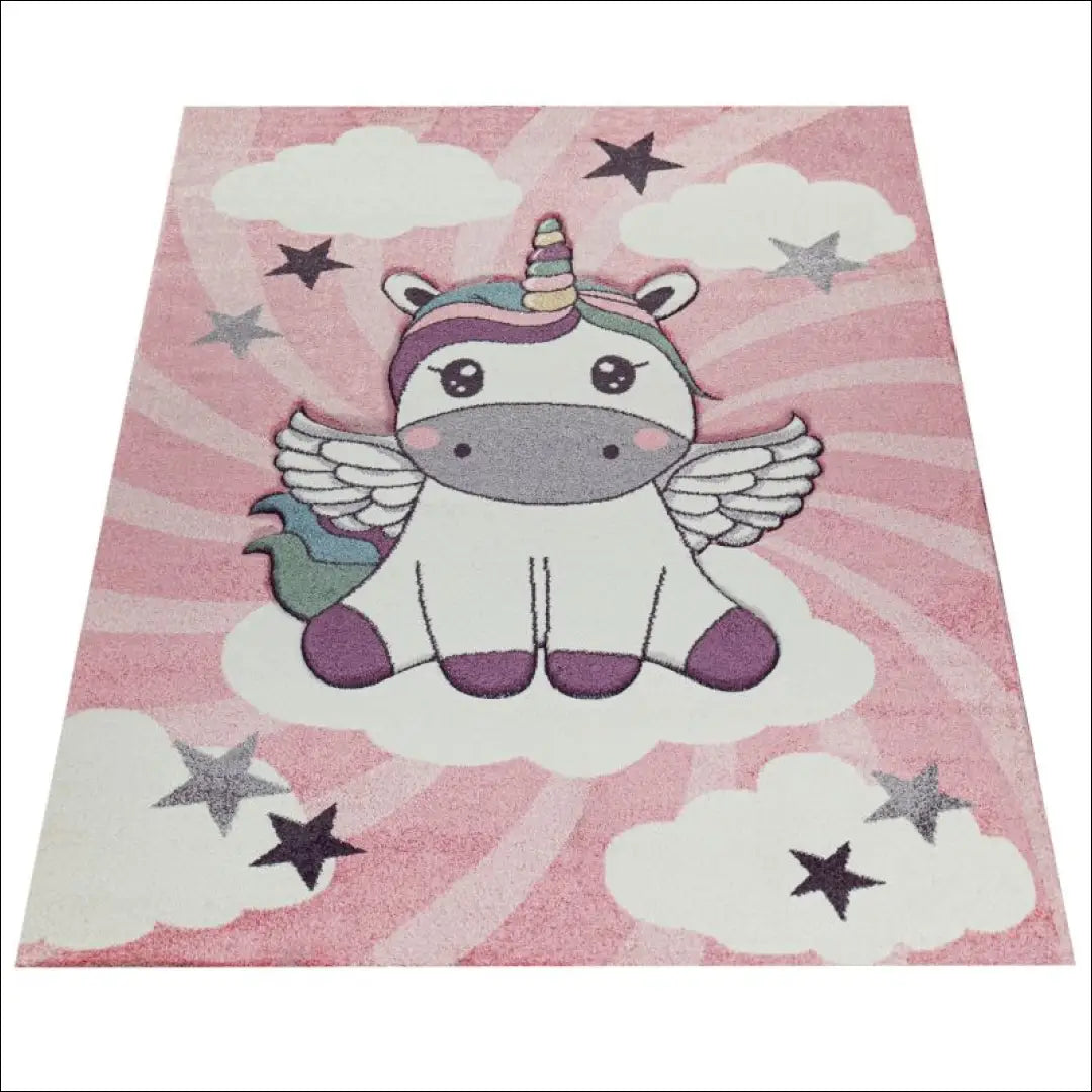 Vaikiškas Kilimas RU1347 - €116 Save 15% 100-200, __label:Pristatymas 1-2 d.d., color-rozine, kilimai,
