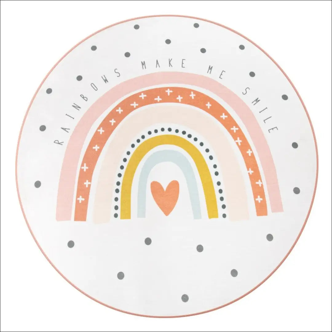 Vaikiškas Kilimas RU788 - €116 Save 15% 100-200, __label:Pristatymas 1-2 d.d., apvalus, color-kremas, color-marga 150