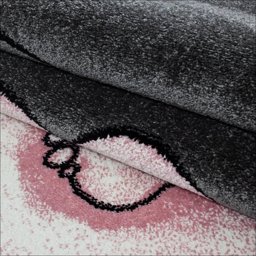 Vaikiškas Kilimas RU792 - €74 Save 30% 50-100, __label:Pristatymas 1-2 d.d., color-pilka, color-rozine,