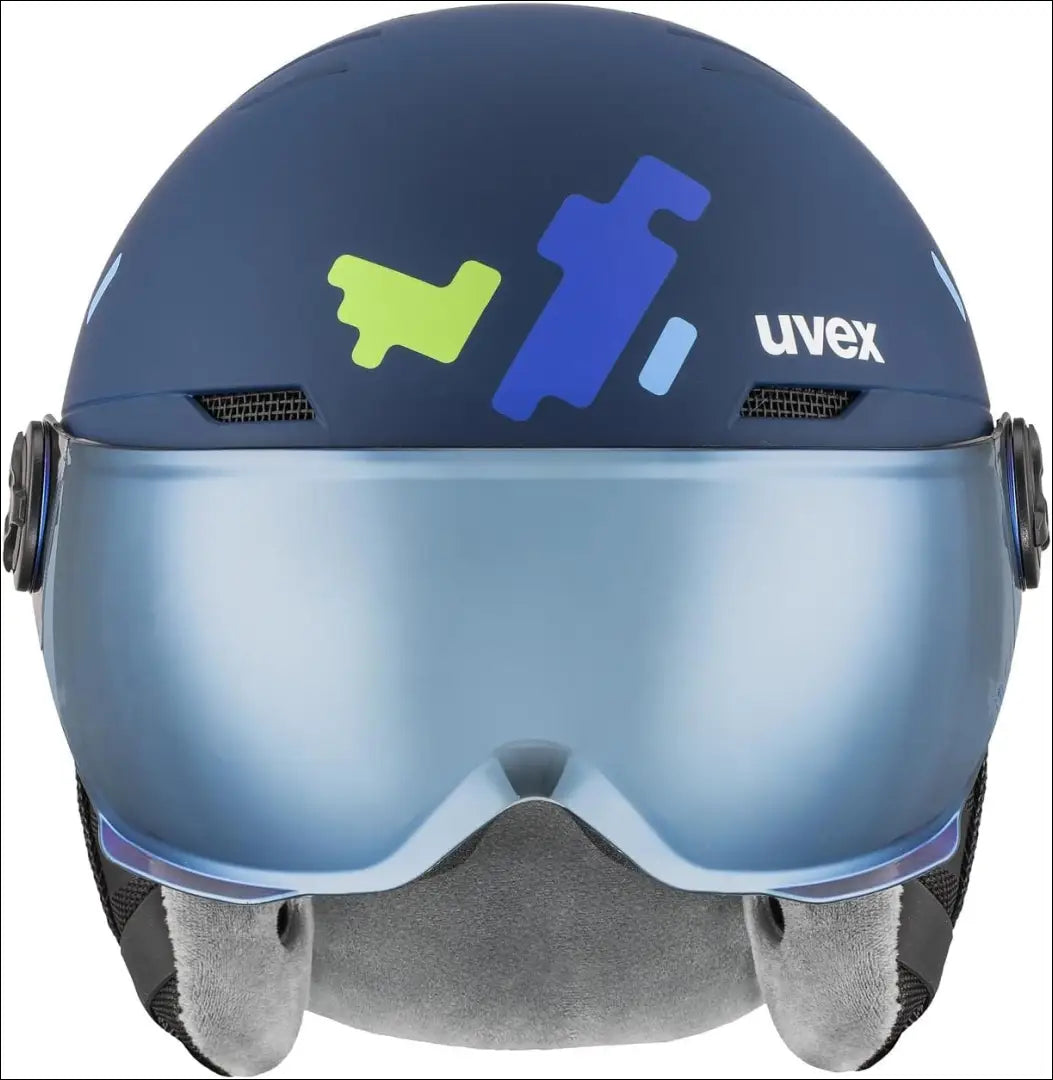 Vaikiškas slidinėjimo šalmas su akiniais „Uvex” SP017 - €87 Save 30% 50-100, __label:Pristatymas 1-2 d.d.,