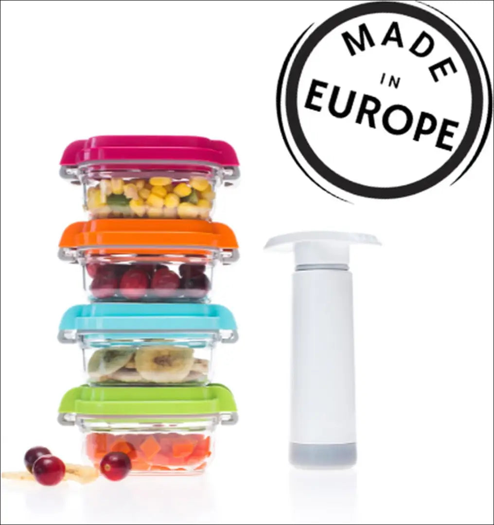 Vakuminių indų su vakuuminiu siurbliu komplektas 4vnt DA0054 - €19 Save 50% __label:Pristatymas 1-2 d.d., under-25,