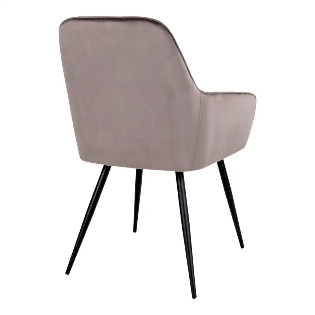 Valgomojo kėdė aksomas grybo formos juodos kojelės RD016 - €116 Save 15% 100-200, __label:Pristatymas 5-14 d.d., Dining