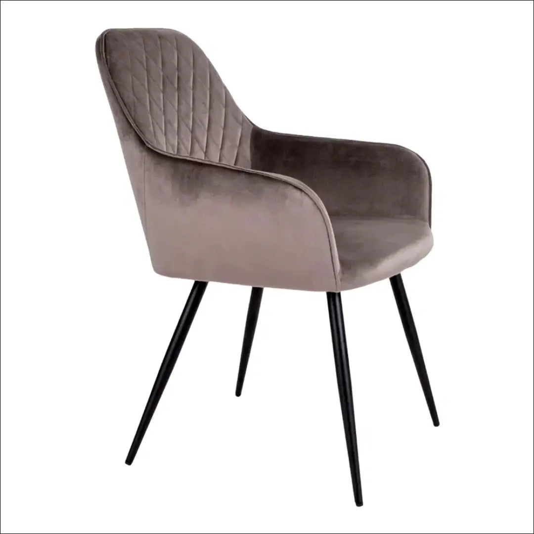 Valgomojo kėdė aksomas grybo formos juodos kojelės RD016 - €116 Save 15% 100-200, __label:Pristatymas 5-14 d.d., Dining
