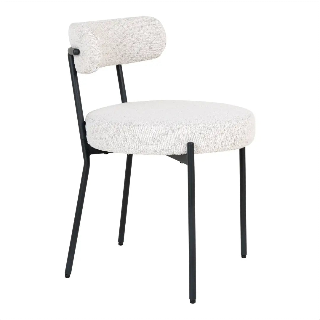 Valgomojo kėdė buklė balta juodos kojos RD031 - €87 Save 15% 50-100, __label:Pristatymas 5-14 d.d., Balta, Dining