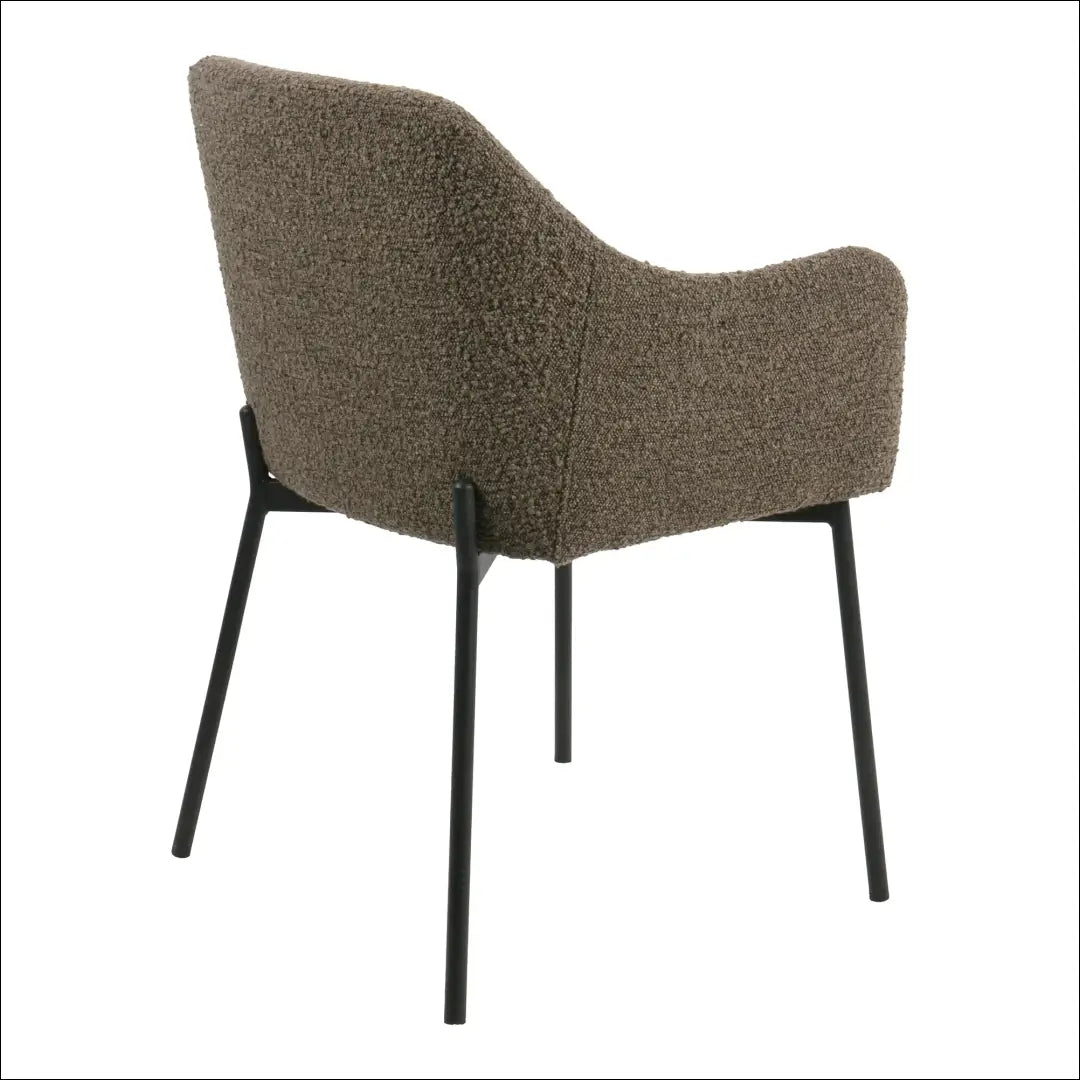Valgomojo kėdė buklė ruda juodos kojelės RD033 - €140 Save 15% 100-200, __label:Pristatymas 5-14 d.d., Dining chairs,