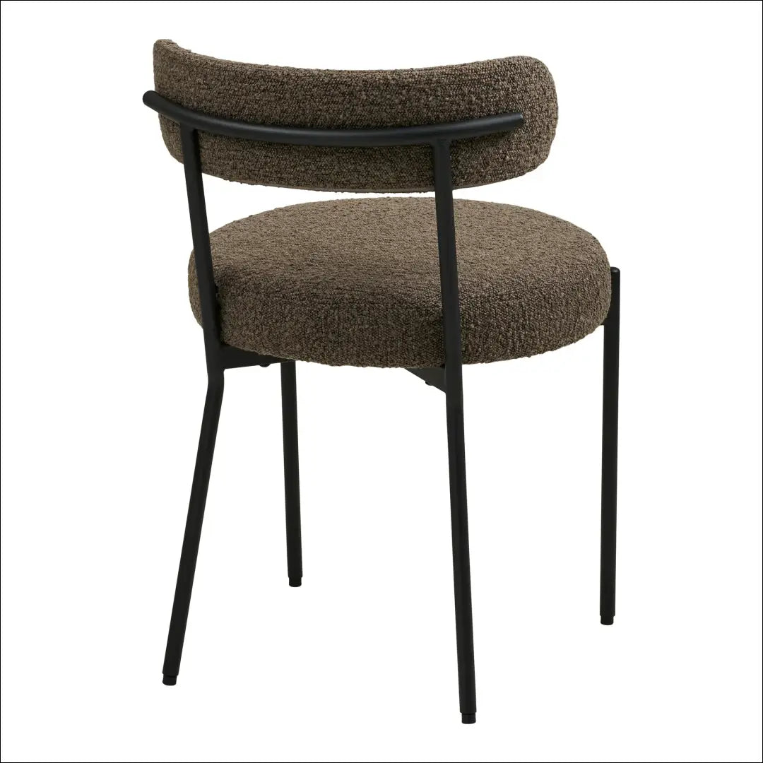 Valgomojo kėdė buklė ruda juodos kojelės RD034 - €87 Save 15% 50-100, __label:Pristatymas 5-14 d.d., Dining chairs,
