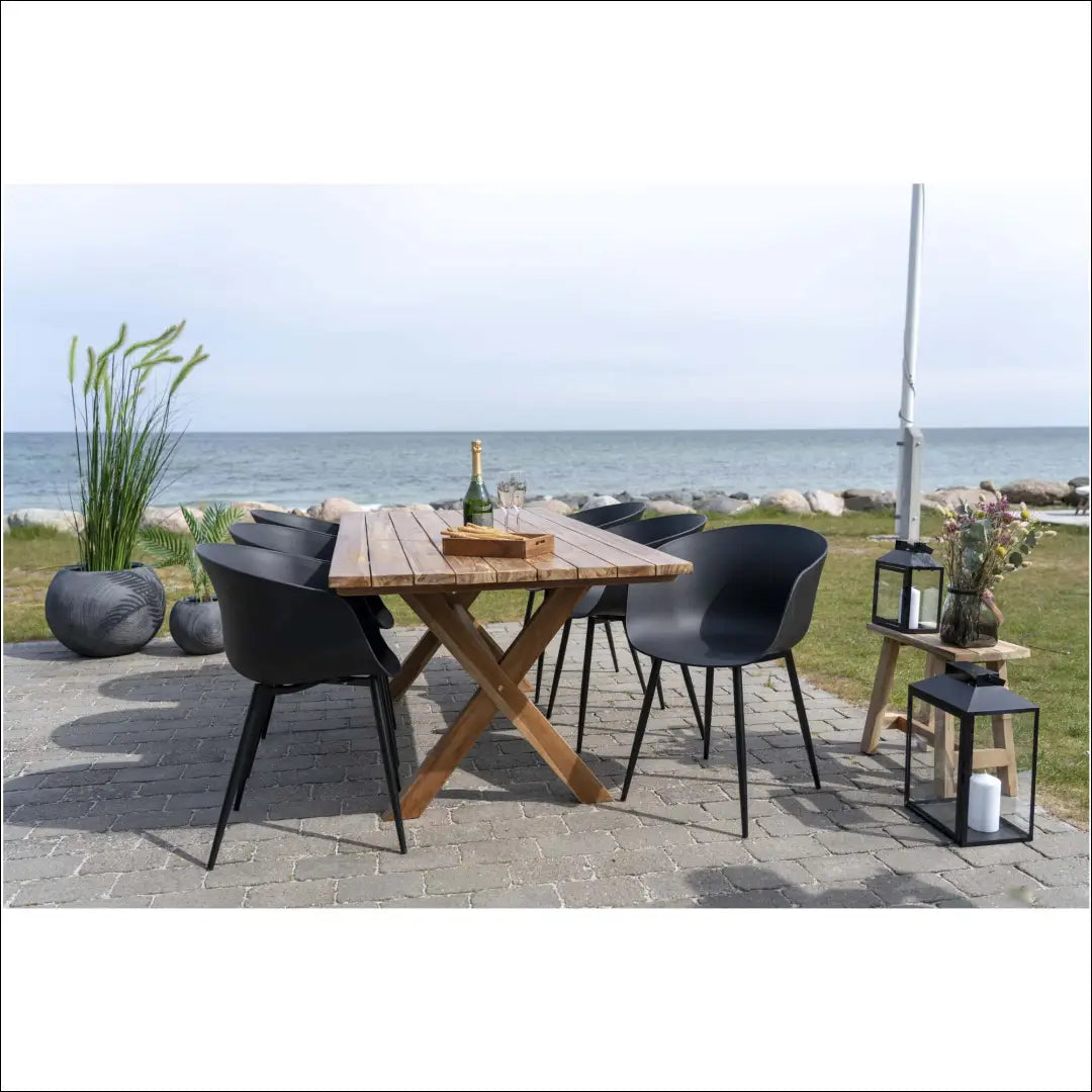 Valgomojo kėdė juoda su juodomis kojelėmis RD1047 - €87 Save 15% 50-100, __label:Pristatymas 5-14 d.d., Dining chairs,