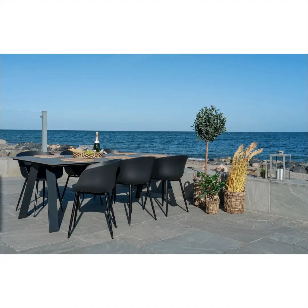 Valgomojo kėdė juoda su juodomis kojelėmis RD1047 - €87 Save 15% 50-100, __label:Pristatymas 5-14 d.d., Dining chairs,