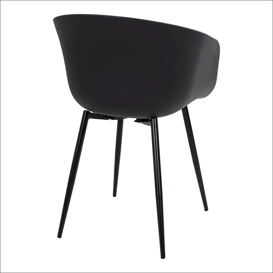 Valgomojo kėdė juoda su juodomis kojelėmis RD1047 - €87 Save 15% 50-100, __label:Pristatymas 5-14 d.d., Dining chairs,