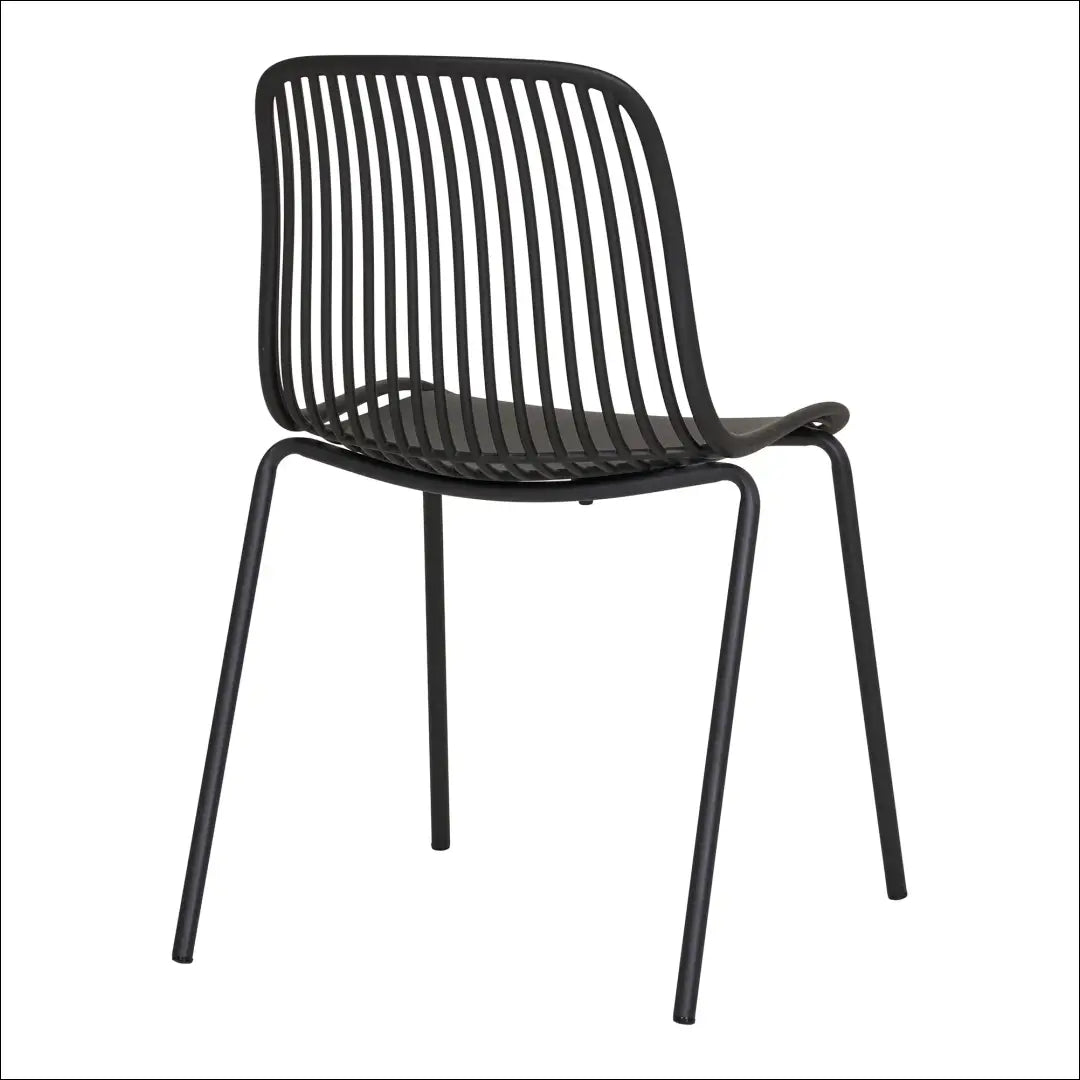 Valgomojo kėdė polipropileno sudedama juoda RD1039 - €65 Save 15% 50-100, __label:Pristatymas 5-14 d.d., Dining chairs,