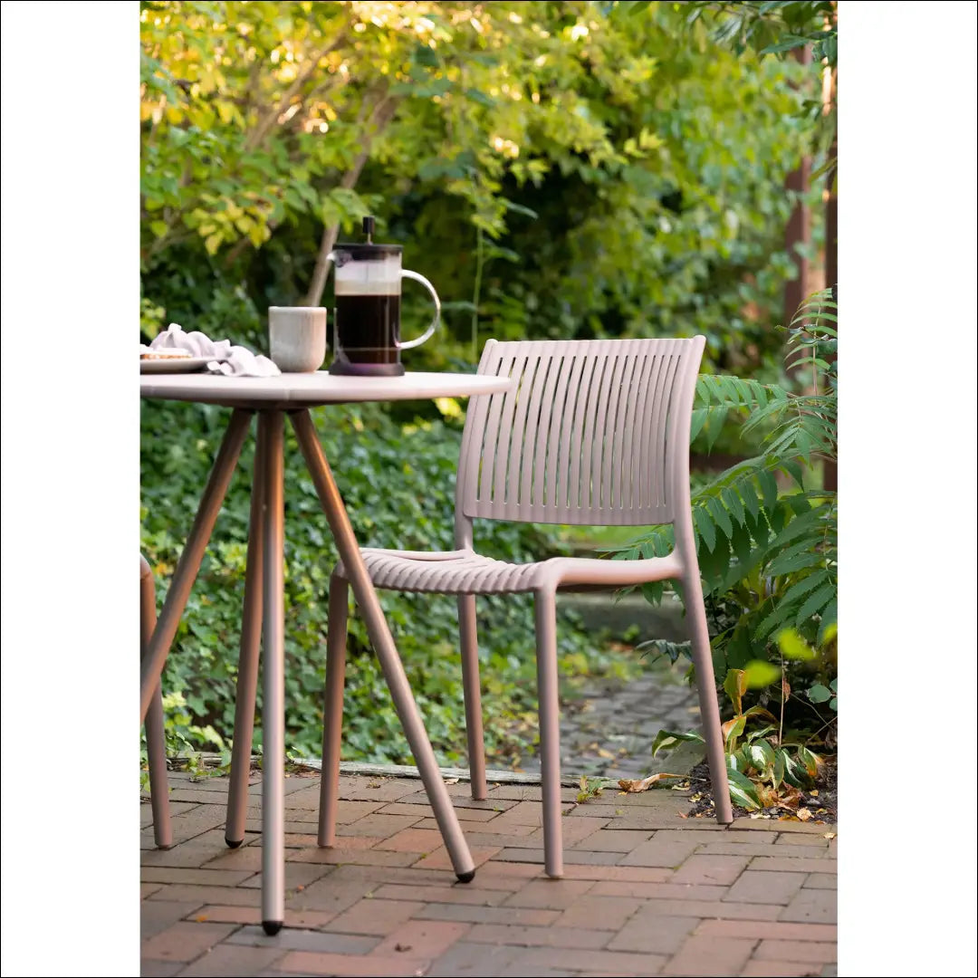 Valgomojo kėdė polipropileno sudedama pilkšvai pilka RD1064 - €46 Save 15% 25-50, __label:Pristatymas 5-14 d.d., Dining
