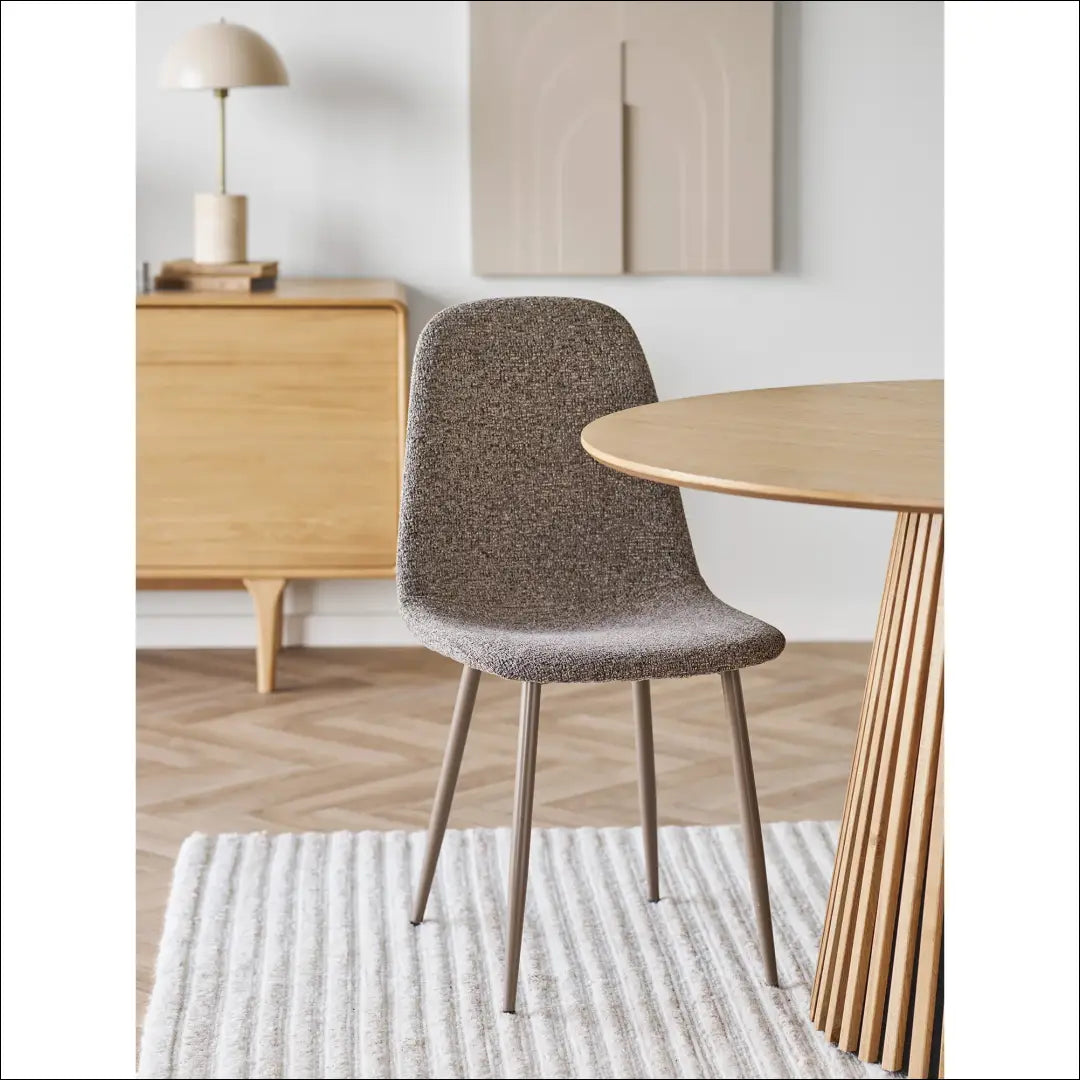 Valgomojo kėdė šviesiai ruda rudos kojos RD009 - €70 Save 15% 50-100, Dining chairs, nordic, Ruda, uzsakomi €50 to €100