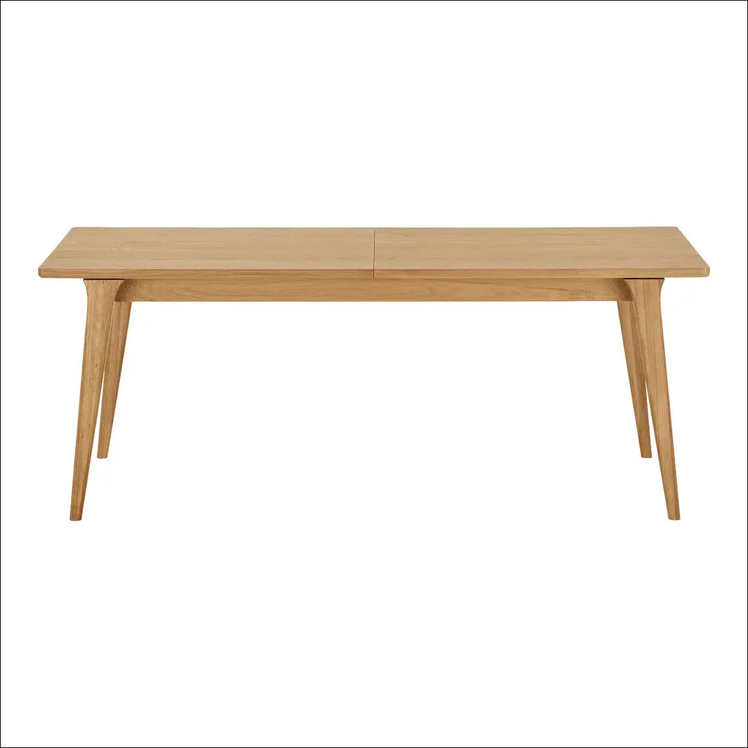Valgomojo stalas ąžuolo fanera natūralus su dviem prailginimo plokštelėmis 100x240-290-340x75 cm RD419 - €1,750 Save