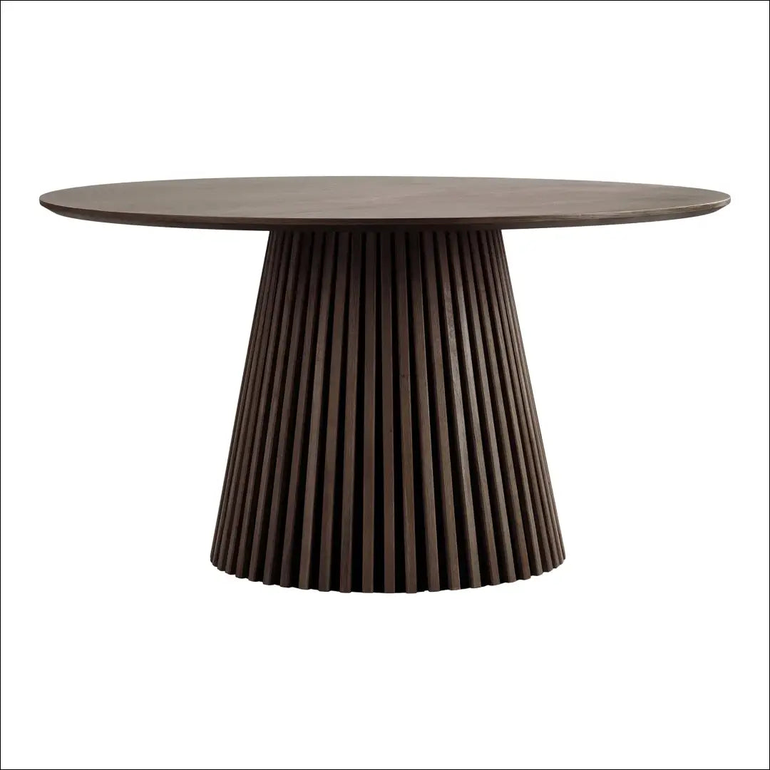 Valgomojo stalas ąžuolo fanera rūkytas ø140x75 cm RD432 - €941 Save 15% __label:Pristatymas 5-14 d.d., Dining tables,