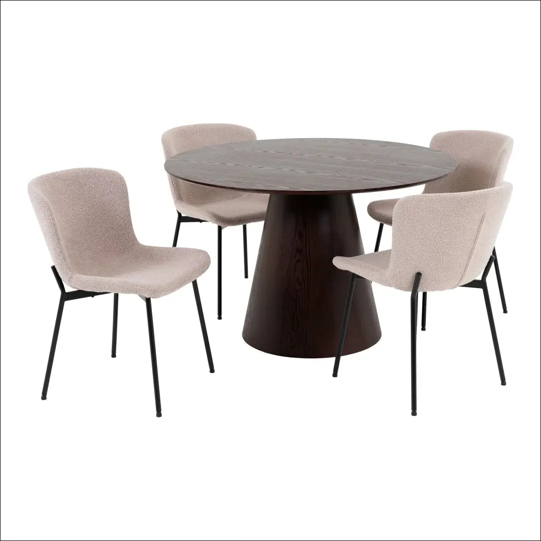 Valgomojo stalas ir 4 valgomojo kėdės RD1144 - €973 Save 15% __label:Pristatymas 5-14 d.d., bežinė, Dining sets,