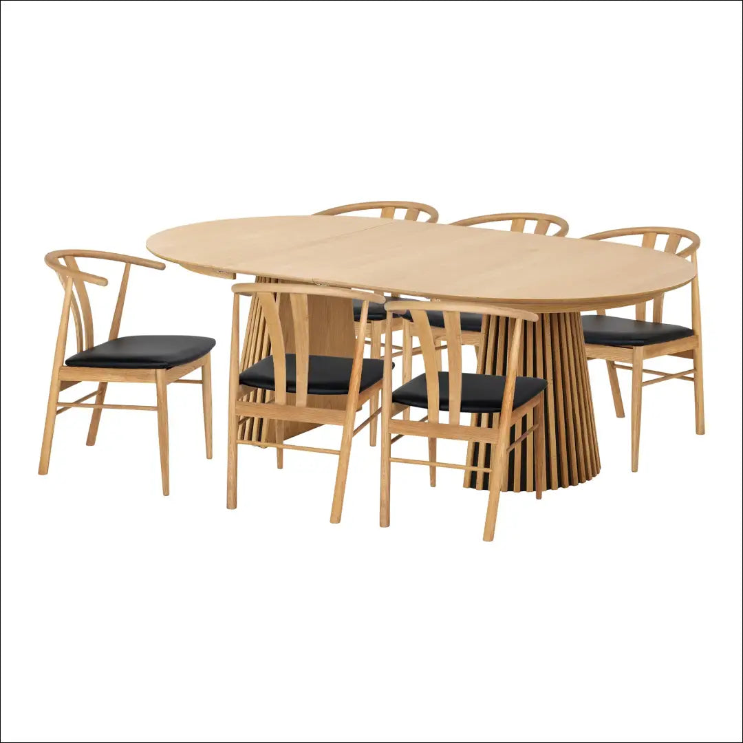 Valgomojo stalas ir 6 valgomojo kėdės RD1147 - €2,231 Save 15% Dining sets, nordic, over-200, uzsakomi, uzsakomi kompl