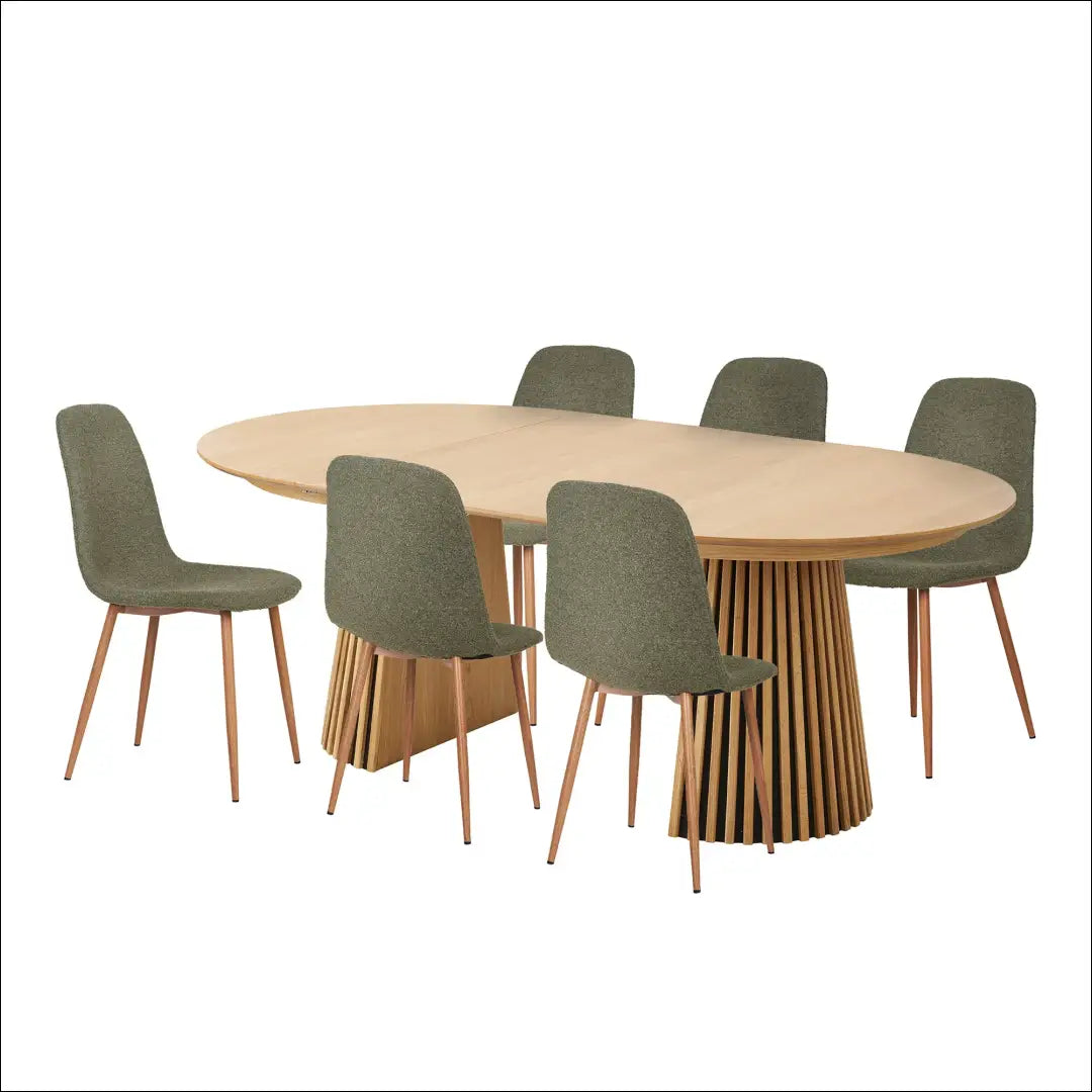 Valgomojo stalas ir 6 valgomojo kėdės. RD1173 - €1,331 Save 15% Dining sets, nordic, under-25, uzsakomi, uzsakomi kompl