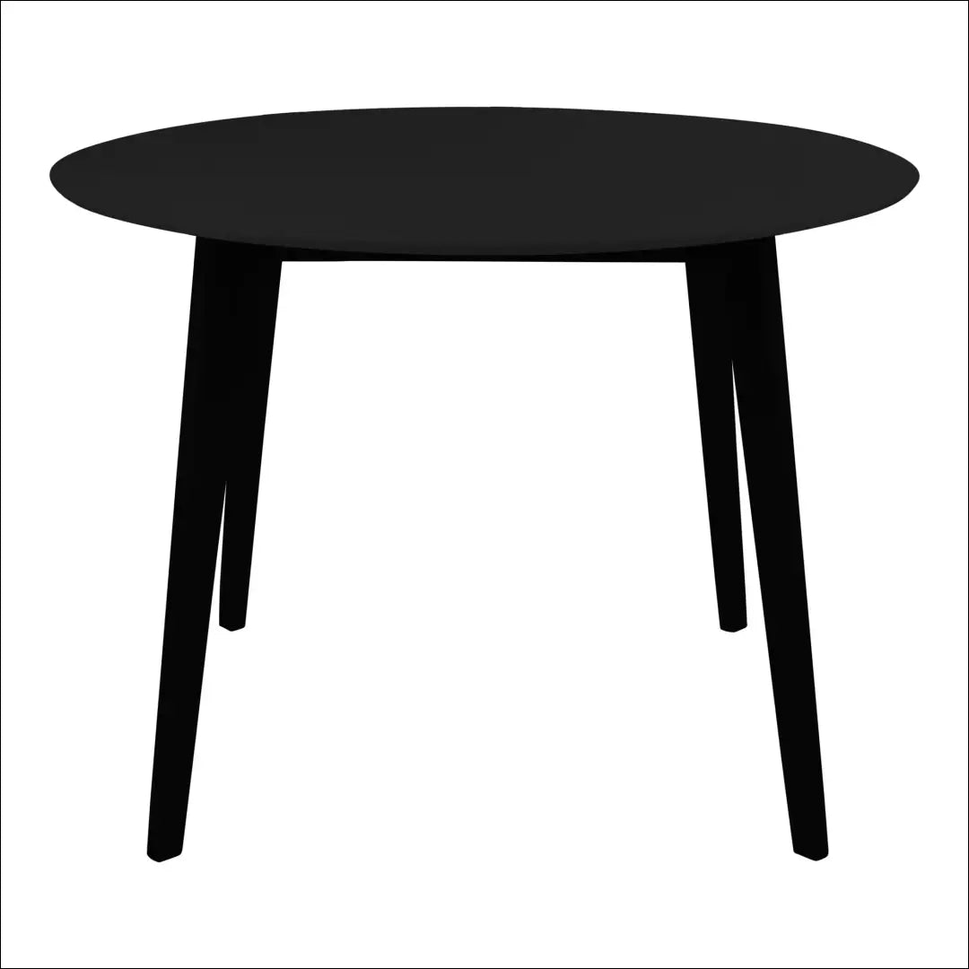 Valgomojo stalas juodas ø105x75 cm RD396 - €131 Save 15% 100-200, Dining tables, Juoda, nordic, uzsakomi €100 to €200