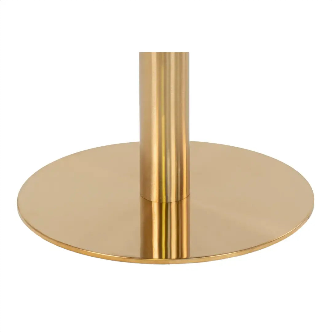 Valgomojo stalas marmuro imitacijos stalviršis žalvario pagrindas ø90x75 cm RD398 - €373 Save 15% __label:Pristatymas