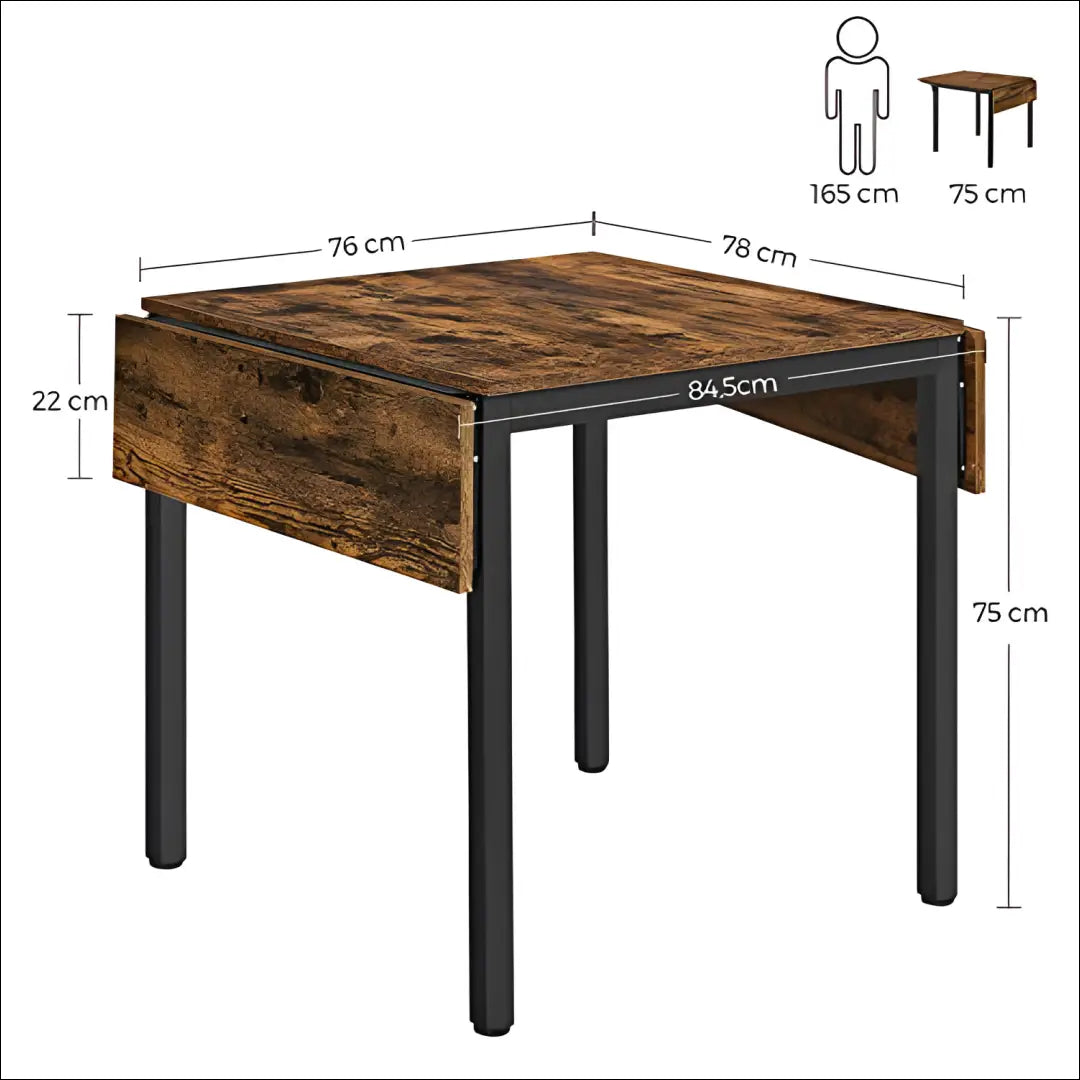 Valgomojo stalas SM438 - €156 Save 40% 100-200, __label:Pristatymas 5-14 d.d., notouch30, song, spalva-ruda 120x78x75cm