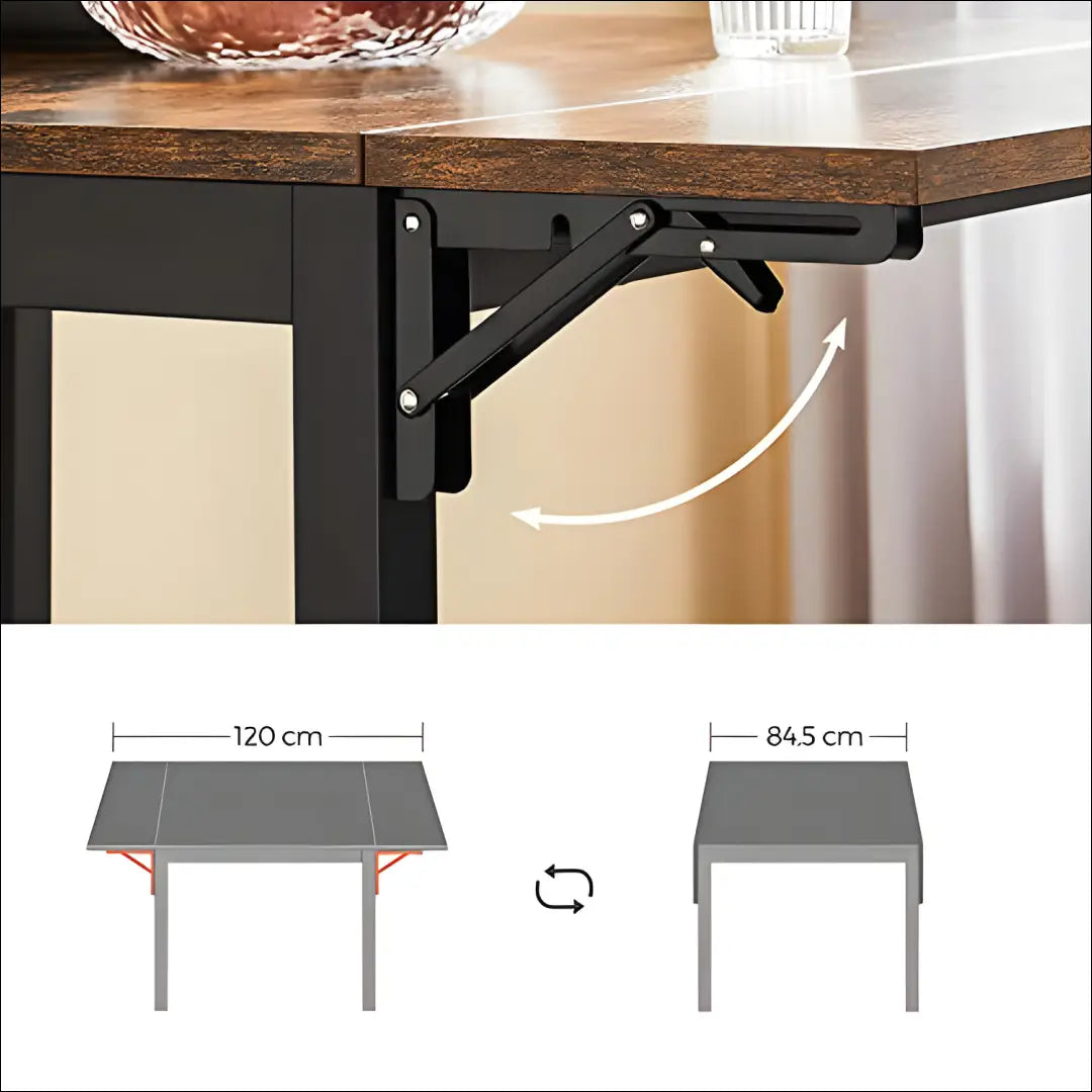Valgomojo stalas SM438 - €156 Save 40% 100-200, __label:Pristatymas 5-14 d.d., notouch30, song, spalva-ruda 120x78x75cm