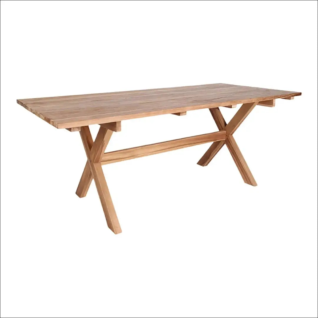 Valgomojo stalas tikmedžio mediena natūrali 200x90x75 cm RD1089 - €813 Save 15% __label:Pristatymas 5-14 d.d., Dining