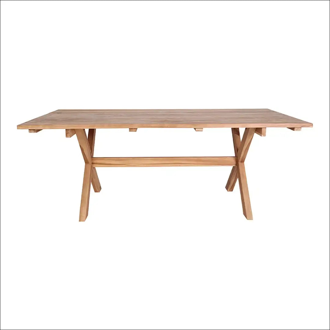 Valgomojo stalas tikmedžio mediena natūrali 200x90x75 cm RD1089 - €813 Save 15% __label:Pristatymas 5-14 d.d., Dining