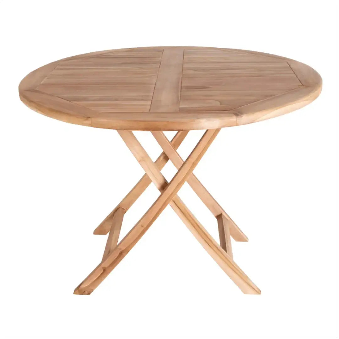 Valgomojo stalas tikmedžio natūralus ø100x75 cm RD1088 - €244 Save 15% __label:Pristatymas 5-14 d.d., Dining tables,