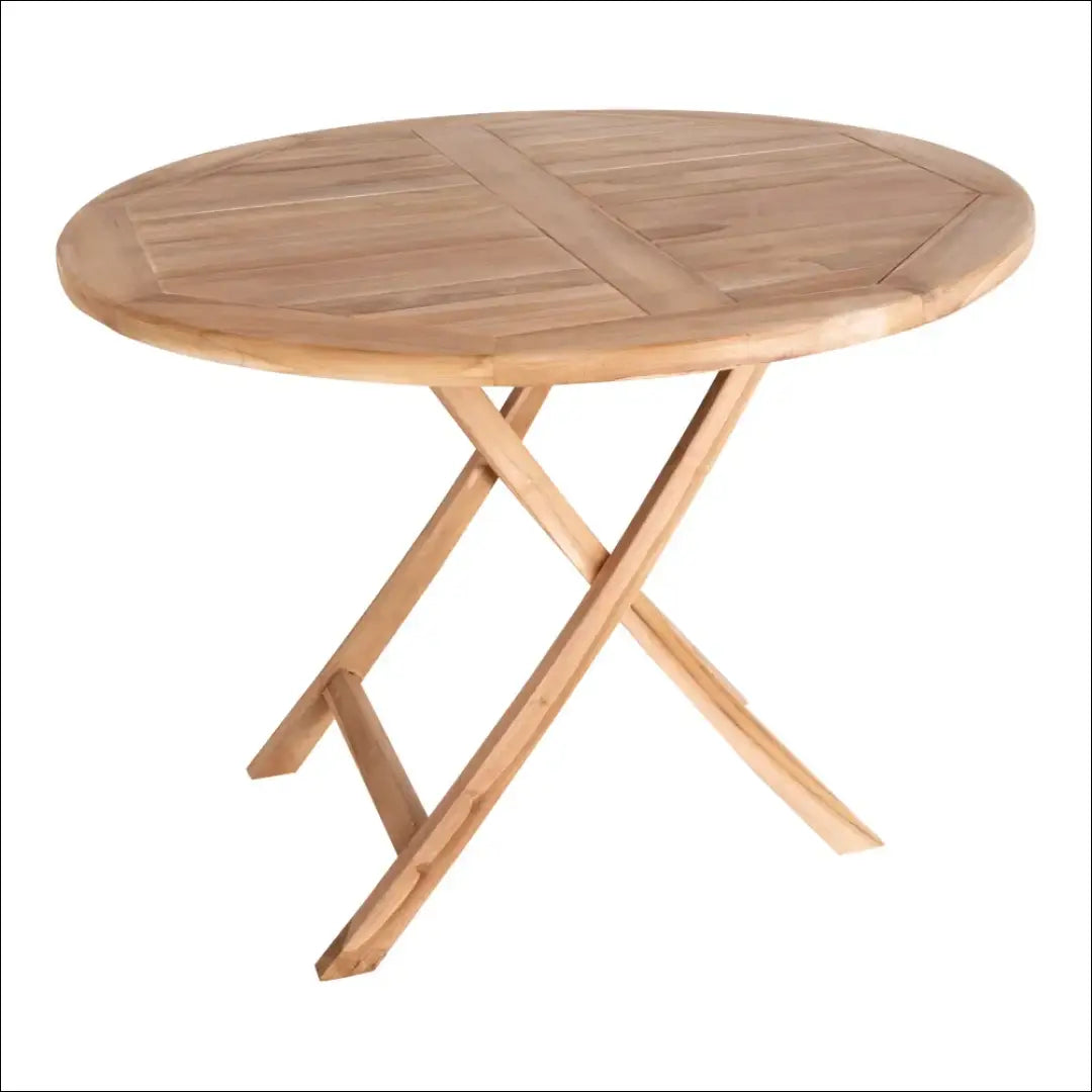 Valgomojo stalas tikmedžio natūralus ø100x75 cm RD1088 - €244 Save 15% __label:Pristatymas 5-14 d.d., Dining tables,
